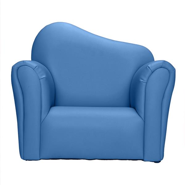 Children Single Sofa Bent Back Blue