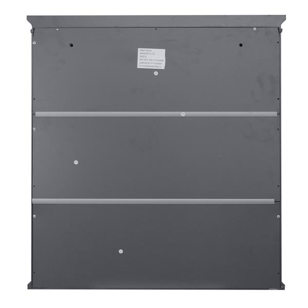 Double Door Wall Cabinet Grey