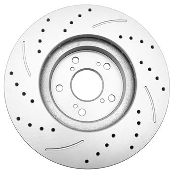 1 Set /2 BD125674 31275 Streaking Front Brake Disc Silver