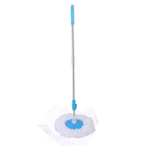 360° Spin Mop with Bucket & Dual Mop Heads Blue