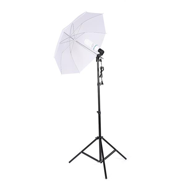 85W White Umbrellas Soft Light Box with Background Stand Non-Woven Fabrice  (Black & White & Green)(Do Not Sell on Amazon)