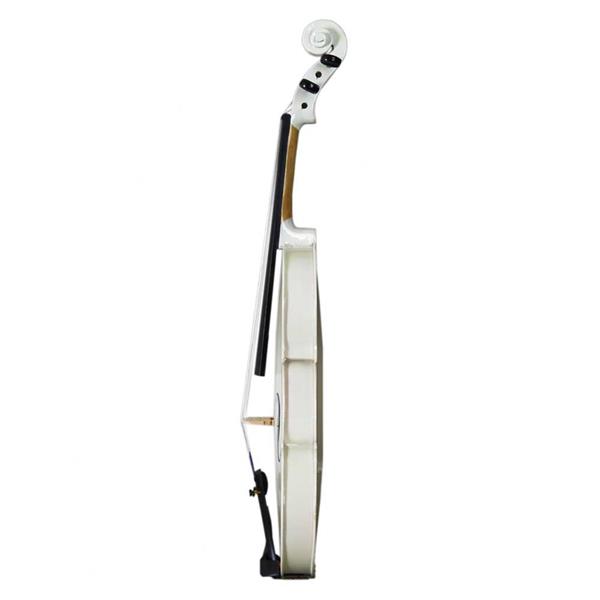 New 4/4 Acoustic Violin Case Bow Rosin White