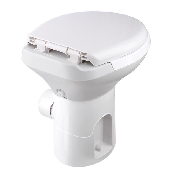 CHH-3702T Gravity Flush Toilet Foot Pedal Flush for Motorhome Caravan Travel