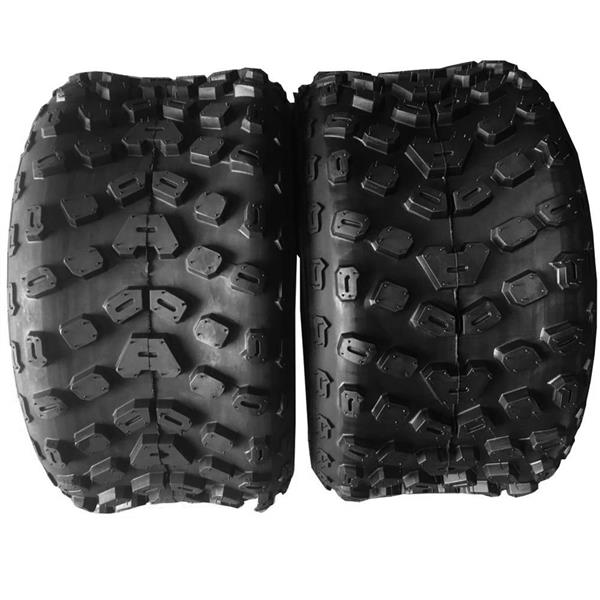 ATV Tires 22x11-10 Front, Left, Rear, Right 6 PR A005 Tubeless [Set of 2]