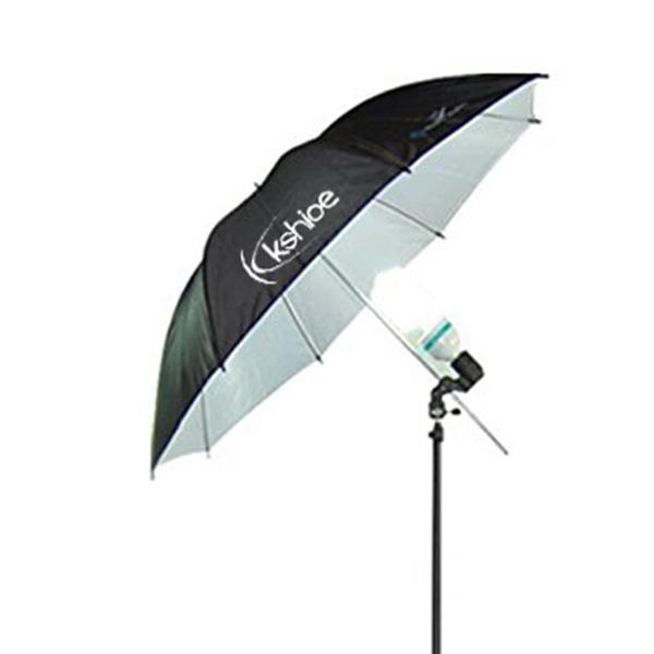 45W Two Lights 33" White Umbrellas 33" Silver Black Umbrellas Holders Set US plug White & Bla(Do Not Sell on Amazon)