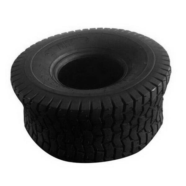 One of Turf Lawn Mower Go Kart Tire Tubeless 15x6.00x6 4PLY OD 371mm