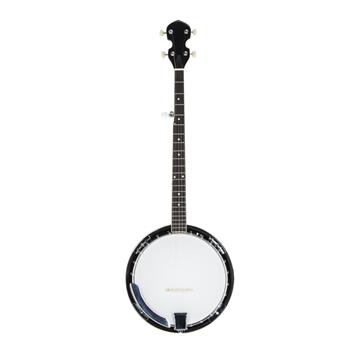 Top Grade Exquisite Professional Wood Metal 5-string Banjo White & Wood Color