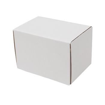 50 Corrugated Paper Boxes 6x4x4\\"（15.2*10*10cm）White Outside and Yellow Inside