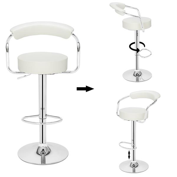 SSJ-105 High-grade Round Back Cushion BlackBar White