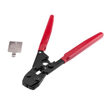 PEX Pipe Cinch Crimping Tool with Clamp Red