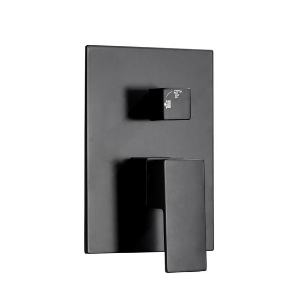 Stainless Steel Shower Set 10 Inch Top Shower-Black