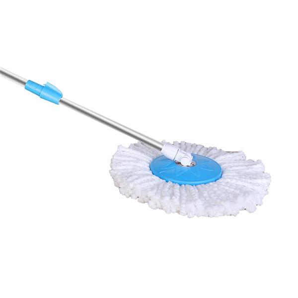 360° Spin Mop with Bucket & Dual Mop Heads Blue