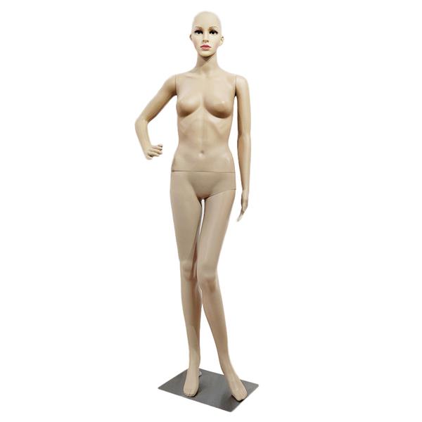 XSL1 Female Akimbo Bent Foot body model Mannequin Skin Color