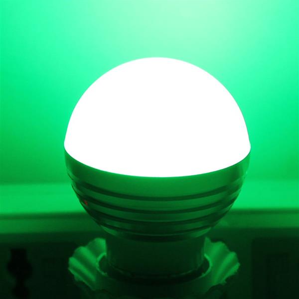 E27 3W RGB Light Bulb 85-265V 