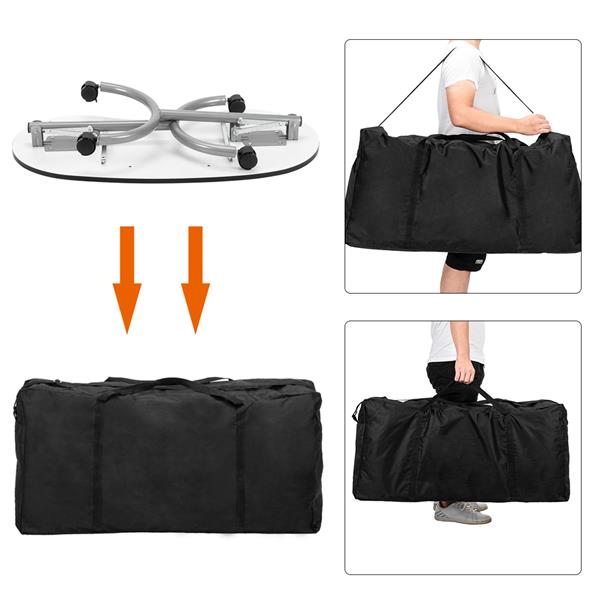 Portable Spa Beauty Manicure Station/MDF/With Hand Pillow/Bag Black (No Pattern)