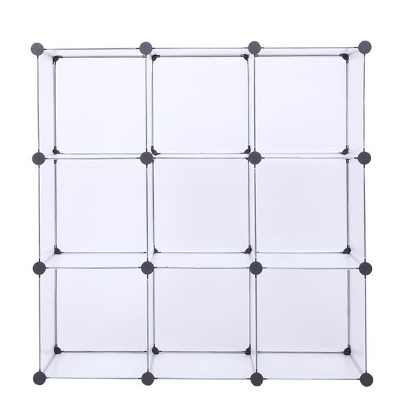 Cube Storage 9-Cube Closet Organizer Storage Shelves Cubes Organizer DIY Closet Cabinet white