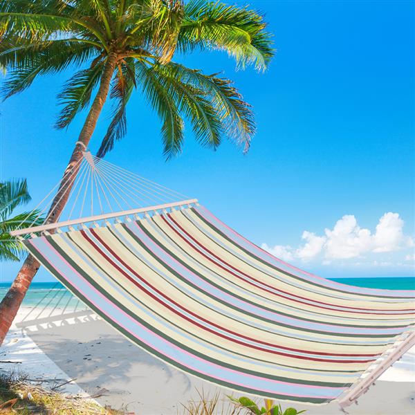 2人吊床 印花米色 210*140cm-21