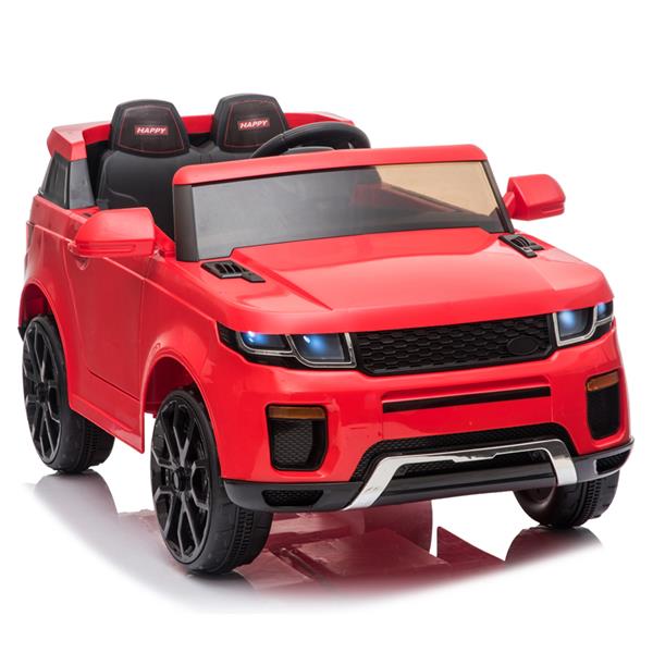 12V Kids Ride On Car 2.4GHZ Remote Control LED Lights Red