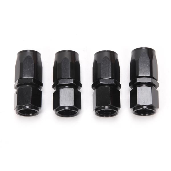 6AN 20-Foot Universal Black Fuel Pipe   10 Black Connectors