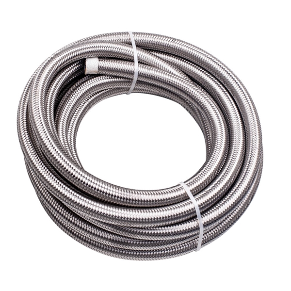 -10AN 20FT AN-10 Fitting Swivel Stainless Steel Braided Gas Oil Line Hose Kit