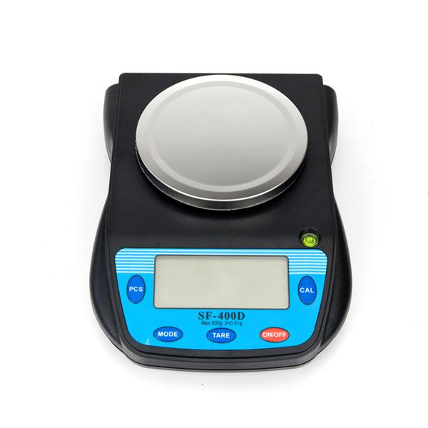 SF-400D 500g/0.01g Portable Electronic Laboratory Scale Black