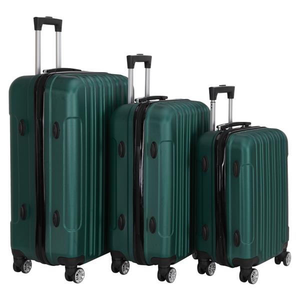 3-in-1 Multifunctional Large Capacity Traveling Storage Suitcase Dark Green