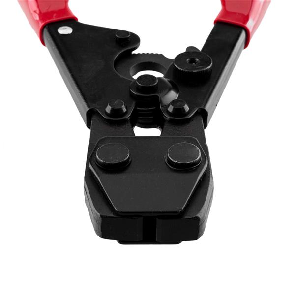 PEX Pipe Cinch Crimping Tool with Clamp Red