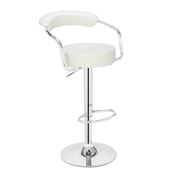SSJ-105 High-grade Round Back Cushion BlackBar White