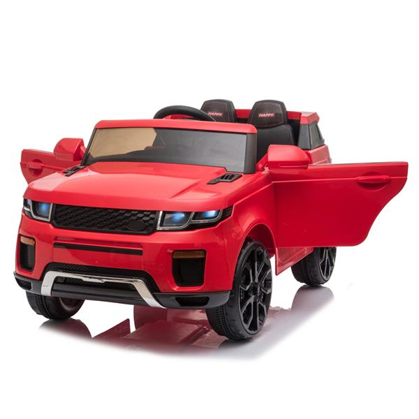 12V Kids Ride On Car 2.4GHZ Remote Control LED Lights Red