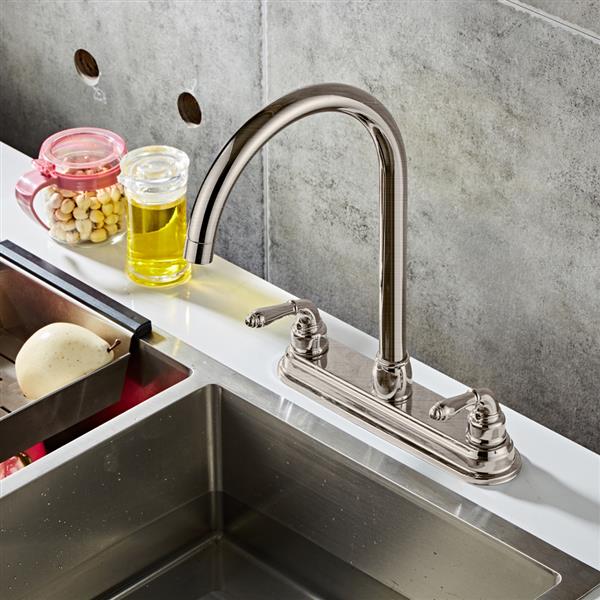 2-handle Kitchen Fixed Faucet