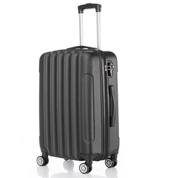3-in-1 Multifunctional Large Capacity Traveling Storage Suitcase Black 