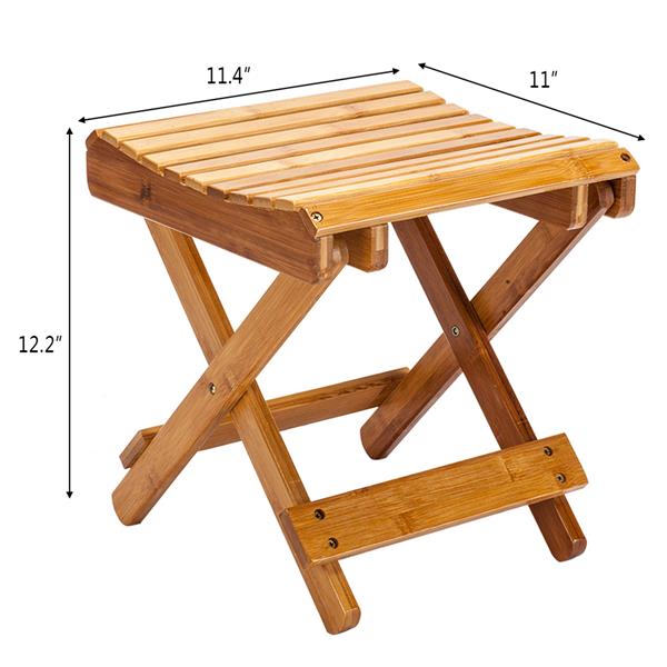 Children Multi-function Collapsible Bamboo Stool