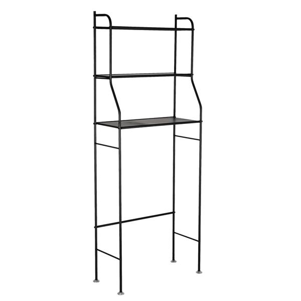 3-Tier The Toilet Bathroom Rack Black