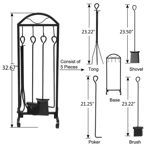 Stove Tool 5 In 1 Assembly Foot