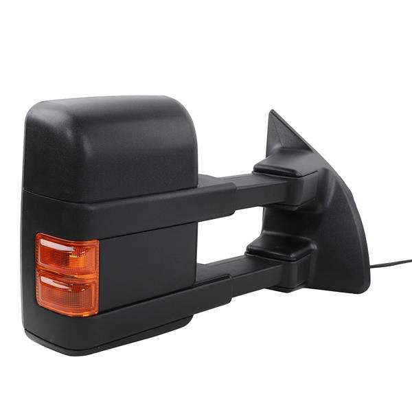 For 99-07 Ford F250 SuperDuty Truck Power Heat Amber Singal Lamp Towing Mirrors