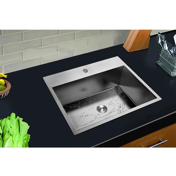  Kitchen sink single tank 25"*22"*9''