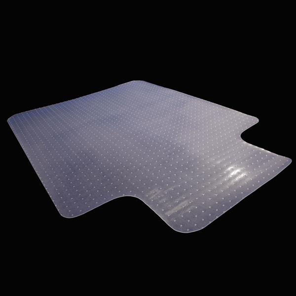 90 x 120 x 0.22cm PVC Home-use Protective Mat Chair Pad with Nail for Floor Chair Transparent