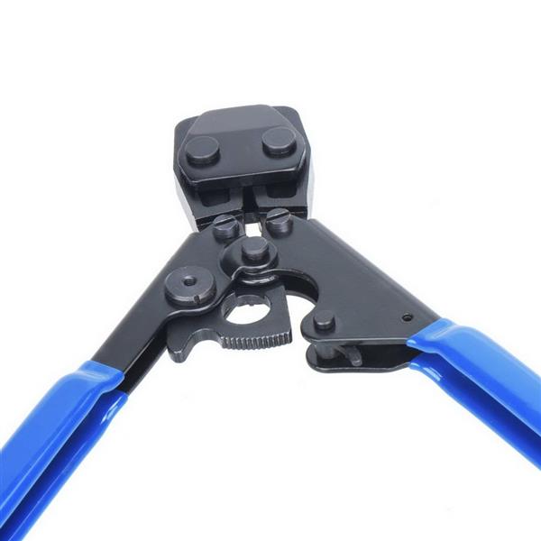 PEX Pipe Cinch Crimping Tool with Clamp Blue