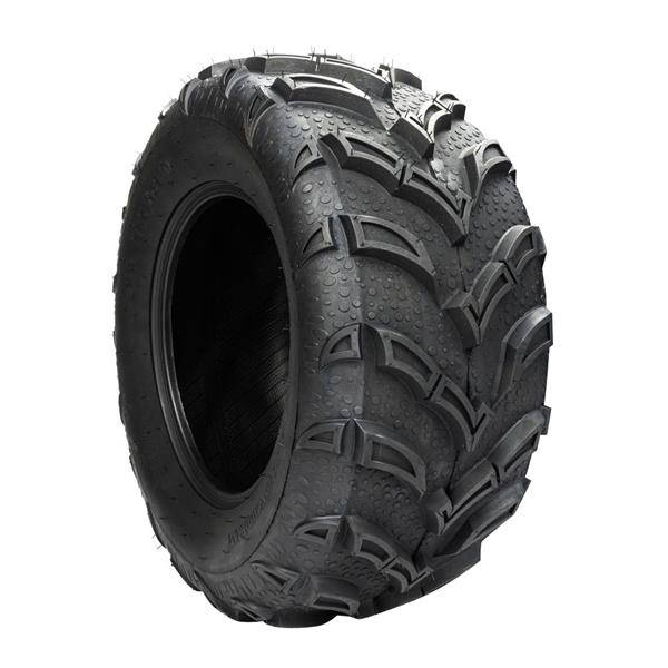 25x10-12 6PR P377 PSI 14 with Black ATV/UTV Rear Tires 1pcs