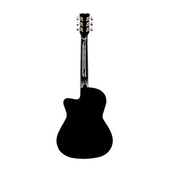DK-38C Basswood Guitar   Bag   Straps   Picks   LCD Tuner   Pickguard   String Set Black