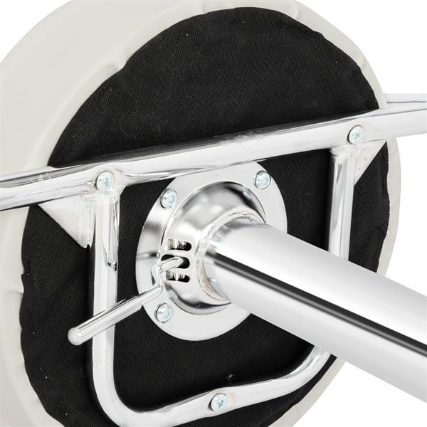 SSJ-105 High-grade Round Back Cushion BlackBar White