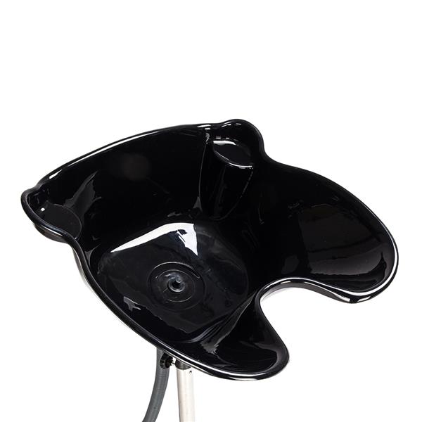 YC-210 Salon Removable Adjustable Shampoo Basin Black