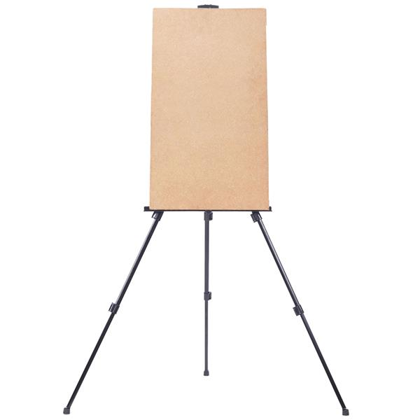 New Artist Iron Folding Easel Light Weight And Carry Bag Black