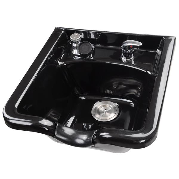HZ9038 Stable Adjustable Shampoo Basin Black