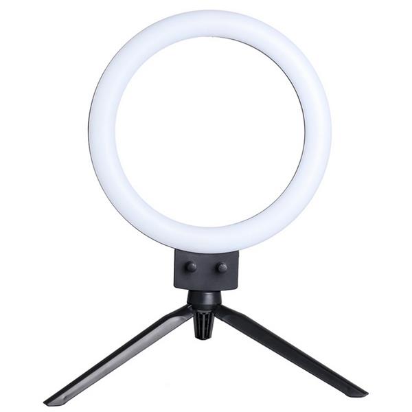 Vamery Infinite Dimming Double Color Temperature LED Ring Lamp and Mini Tabletop Tripod UK Standard
