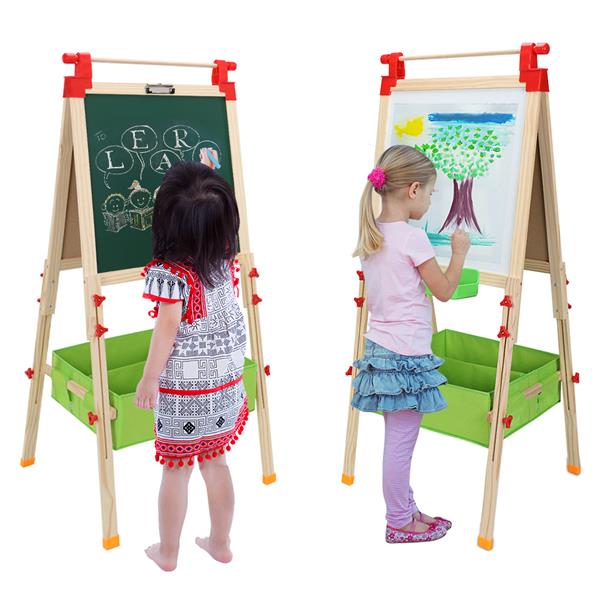 HB-D126S Top Shaft With Non-Woven Storage For Children's Liftable Easel