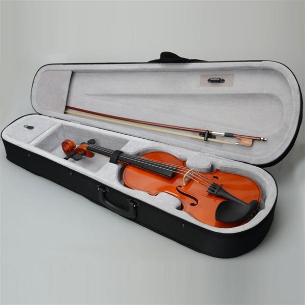 15" Acoustic Viola   Case   Bow   Rosin Nature Color