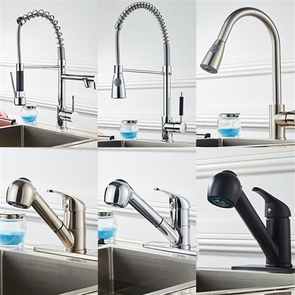 All Copper Kitchen Spring Single Outlet Faucet