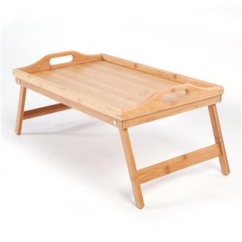 Simple Bamboo Tea Table Wood Color