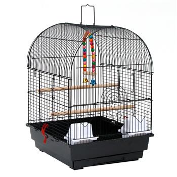 19\\" Small Bird Cage Pet Supplies Metal Cage for Parrots Lovebird Budgerigar